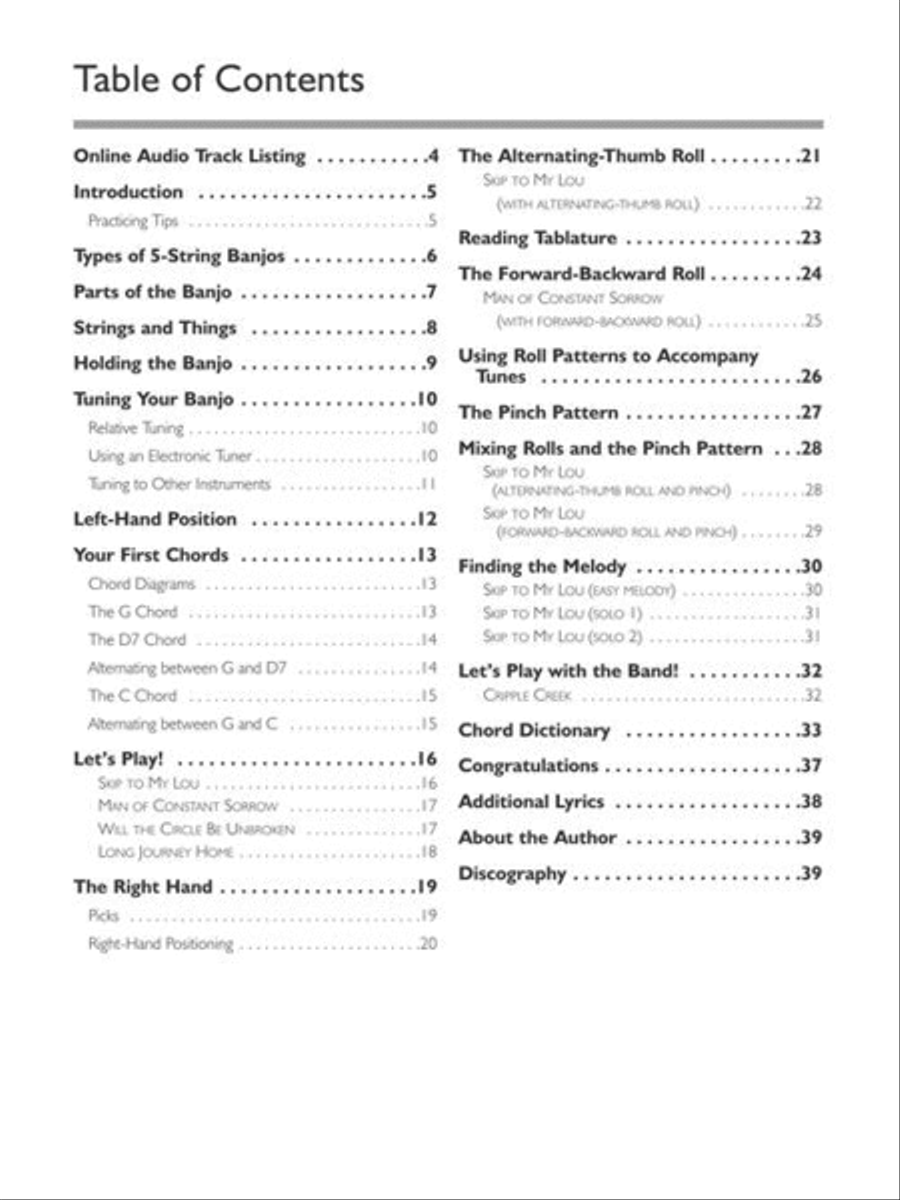 Absolute Beginners – Banjo Banjo scores gallery preview page 4