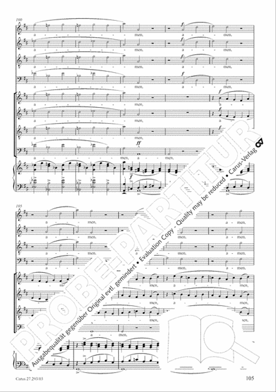 Stabat mater 4-Part scores gallery preview page 112