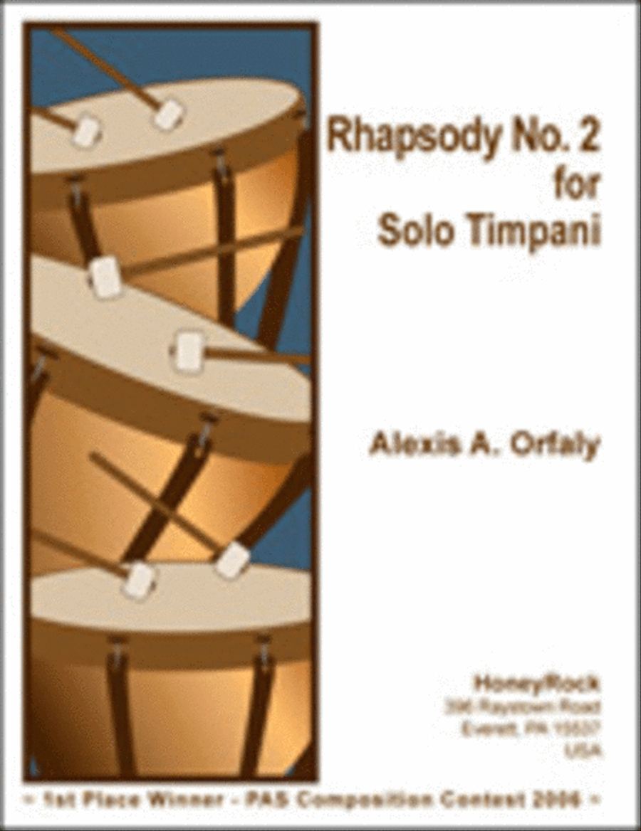 Rhapsody No. 2 Percussion scores gallery preview page 1