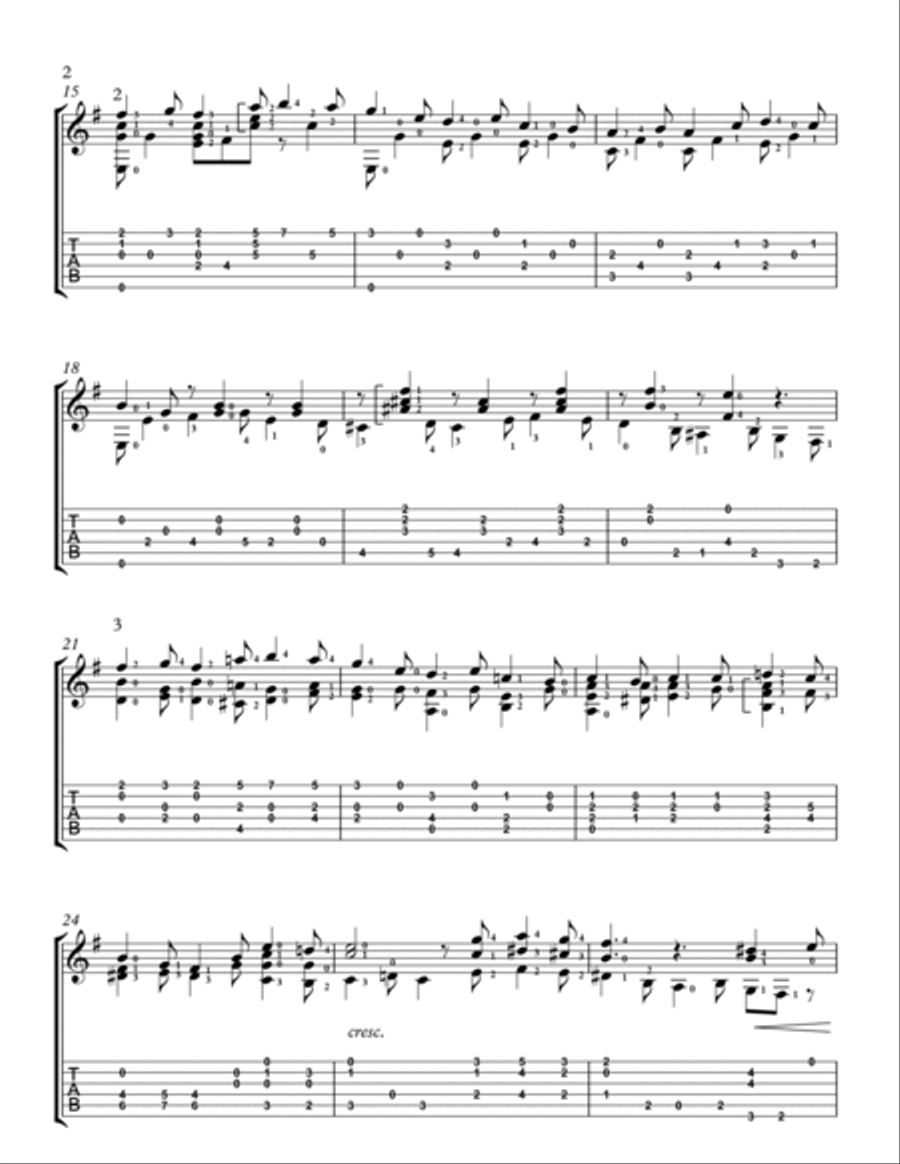 Cello Concerto in E Minor, Op. 85 - I. Adagio - Moderato (Excerpt) Acoustic Guitar scores gallery preview page 2