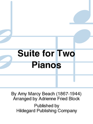 Book cover for Suite for Two Pianos