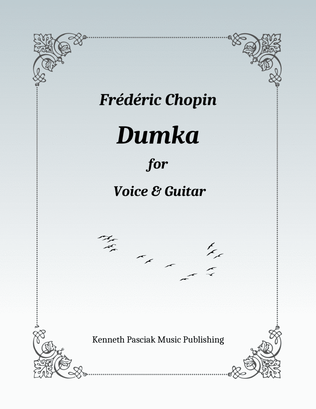 Book cover for Dumka (for Voice & Guitar)