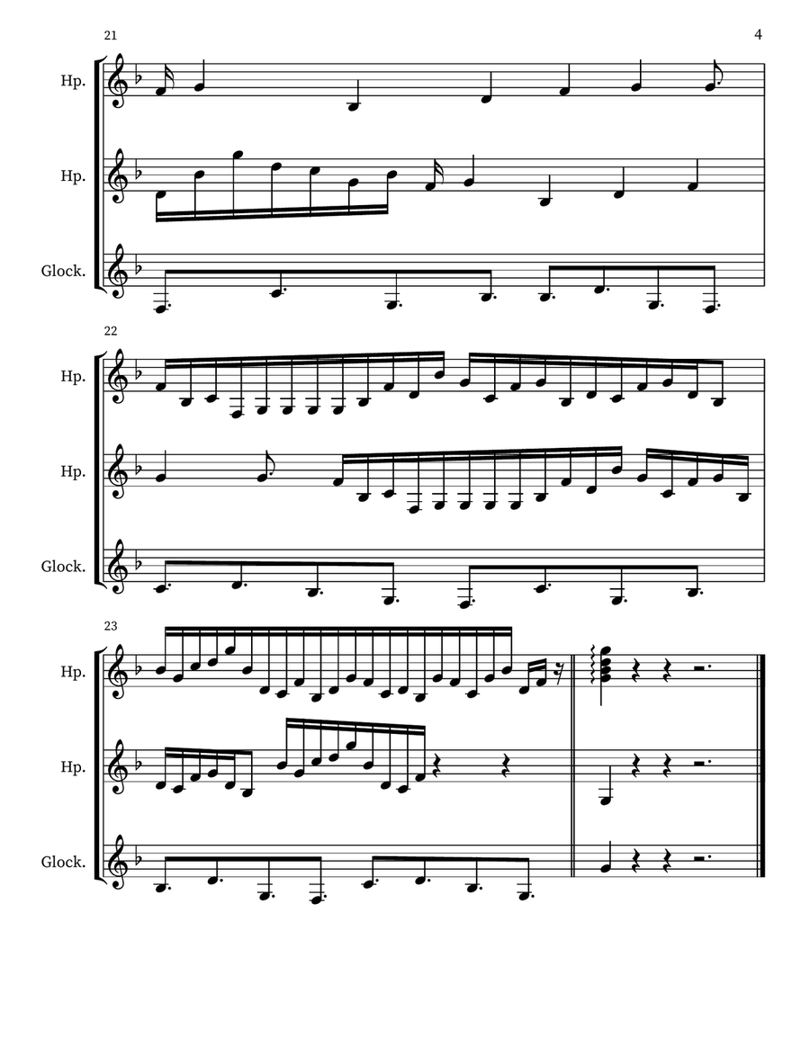 Amen, Amen... in 3 movements Small Ensemble scores gallery preview page 4