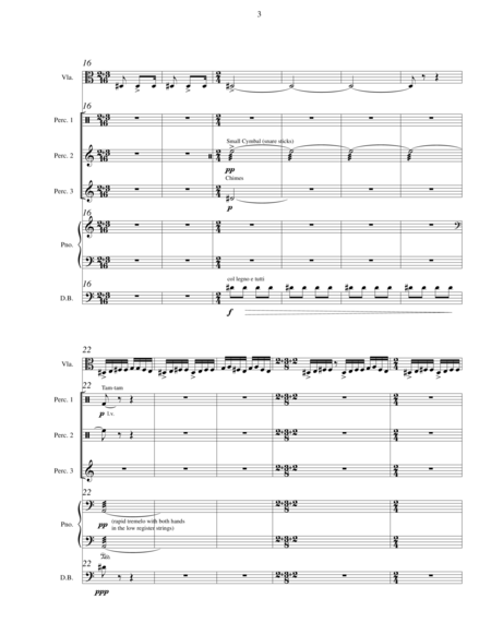 Viola Concerto for Solo Viola and Chamber Ensemble - SCORE image number null
