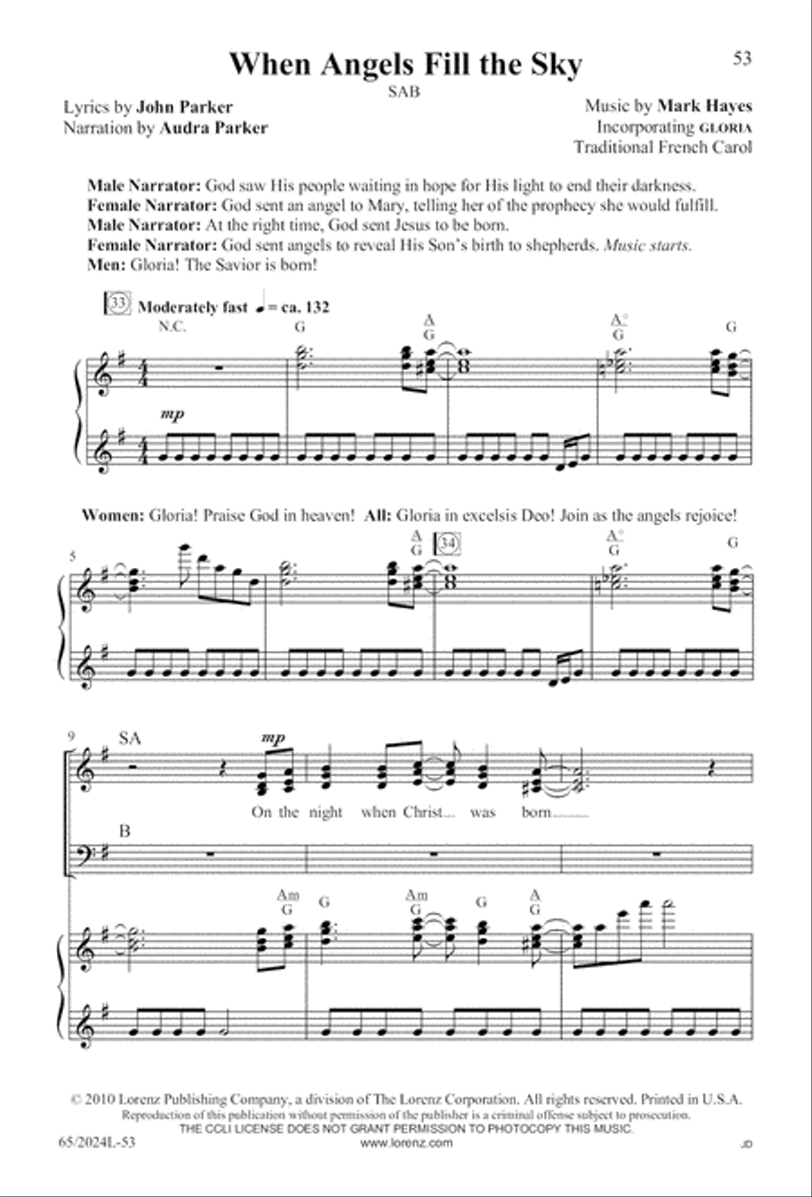 Child of Hope 3-Part scores gallery preview page 54