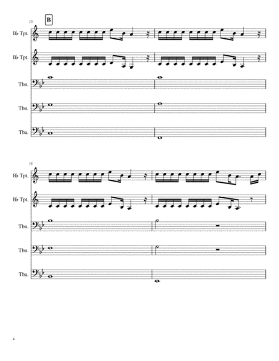 Better Now Better Now Brass Ensemble scores gallery preview page 4