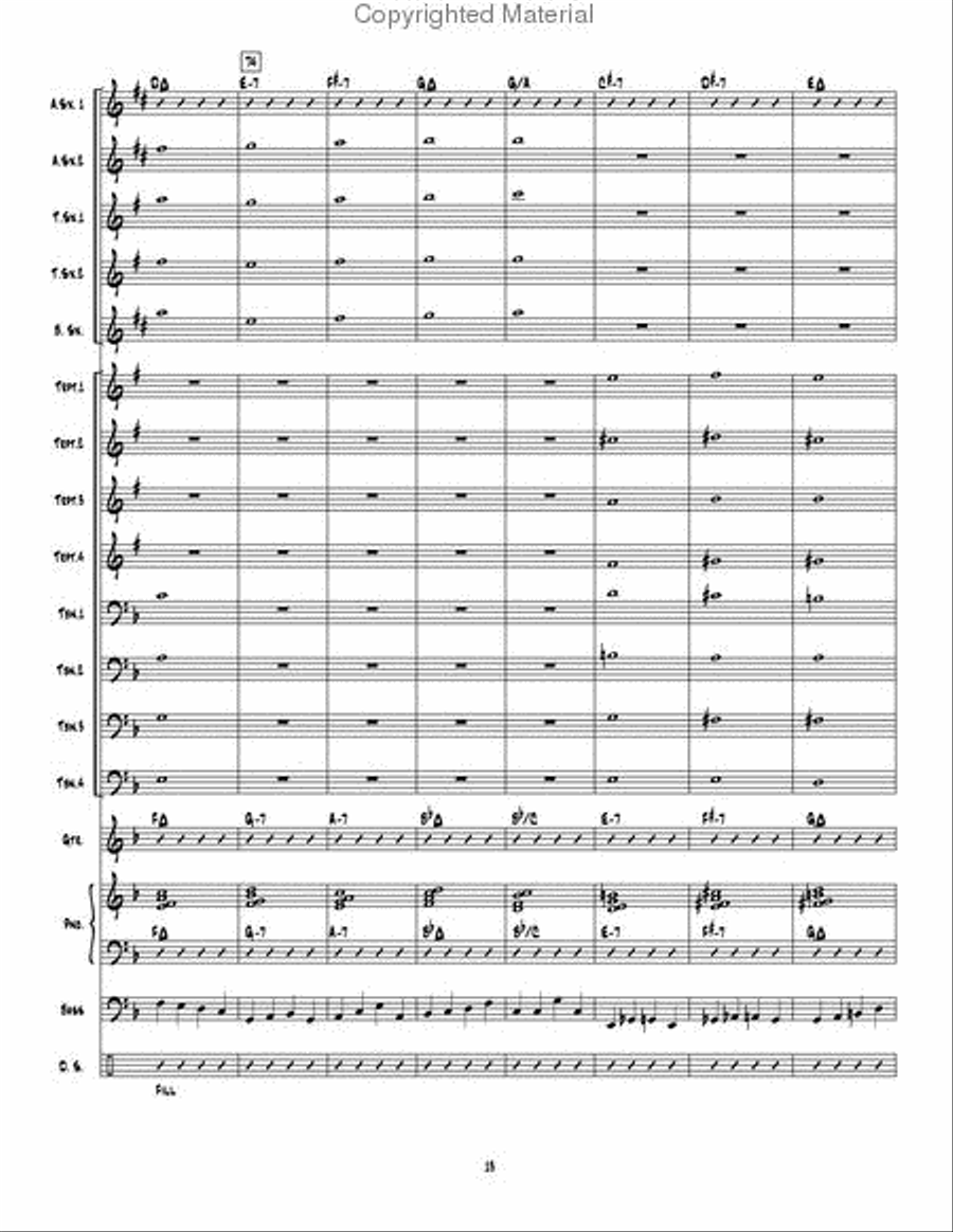Nerve Damage Nerve Damage Jazz Ensemble scores gallery preview page 14