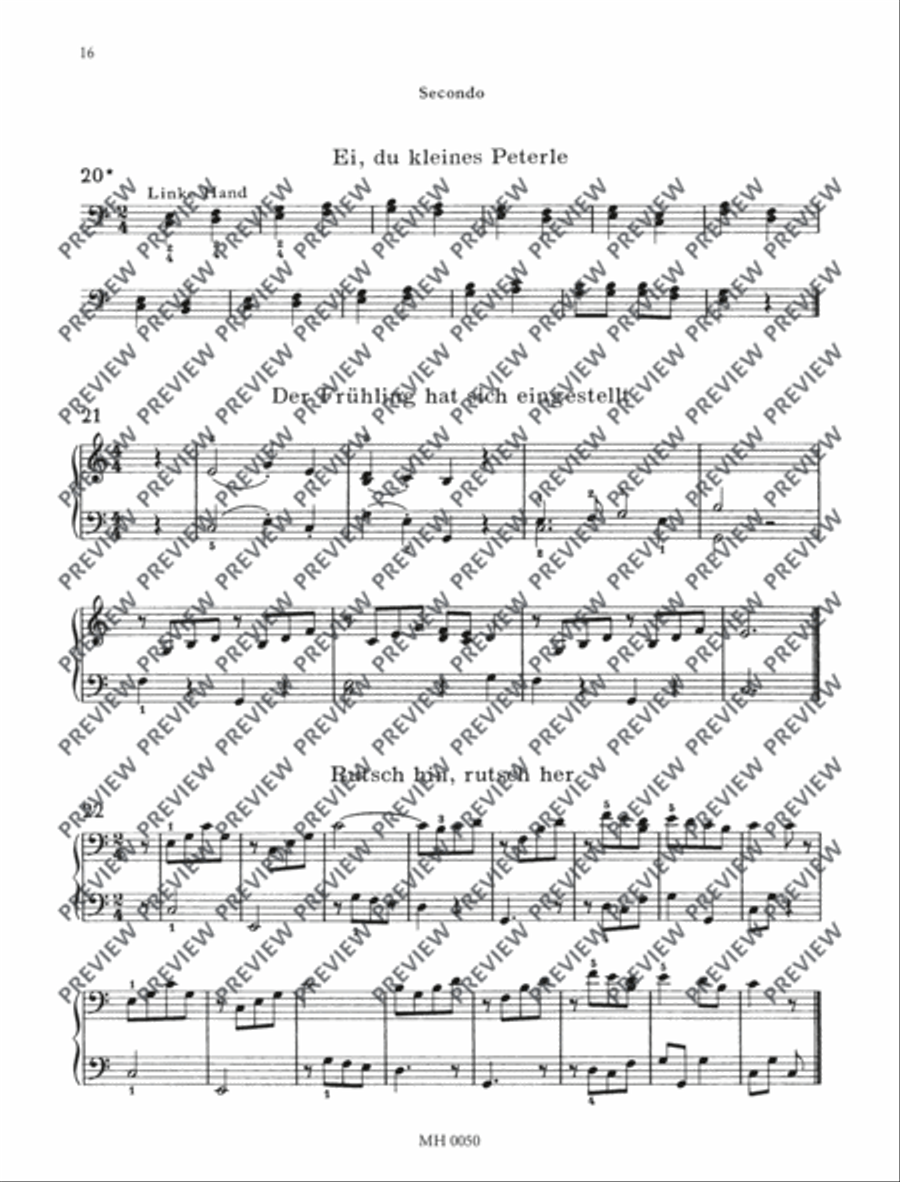 Das innere Hören Piano Solo scores gallery preview page 17