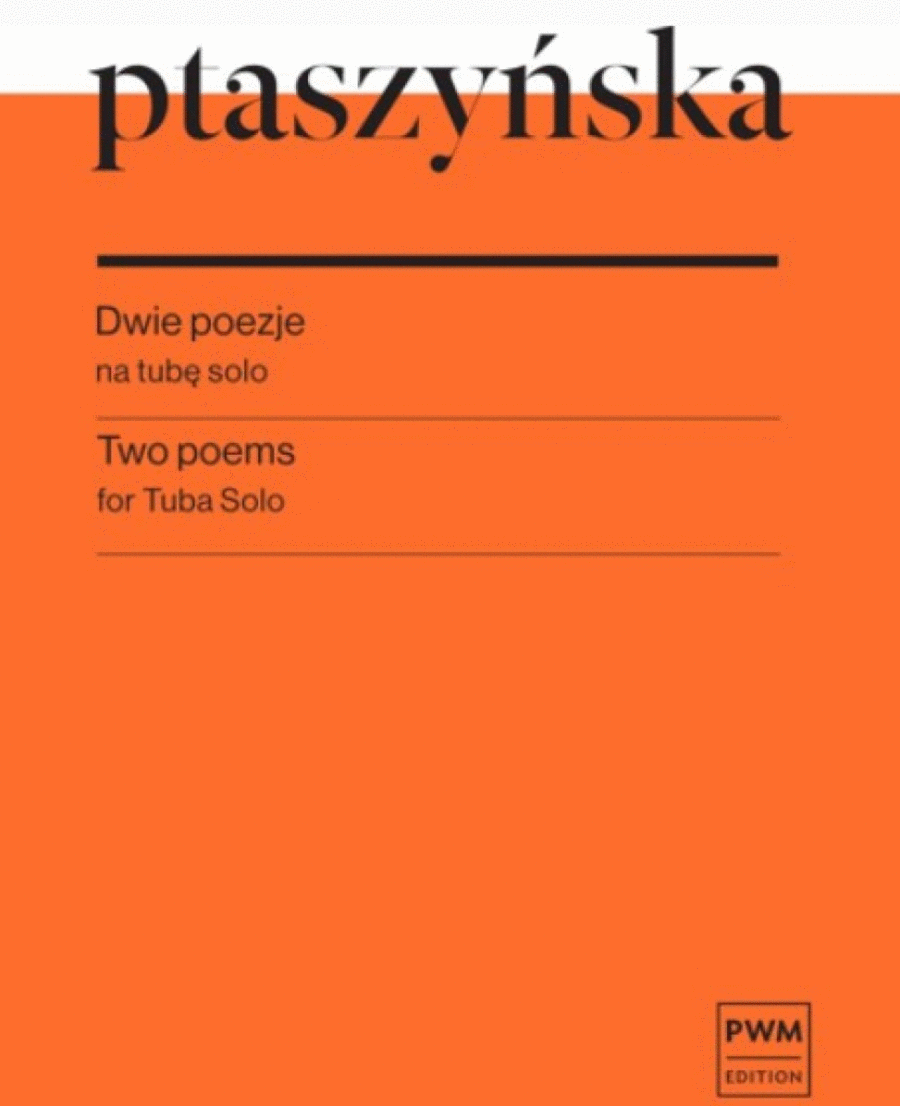 Two Poems Tuba scores gallery preview page 1