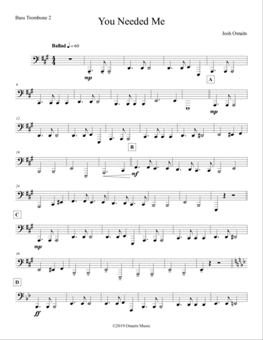 Now And Forever (you And Me) Brass Ensemble scores gallery preview page 3