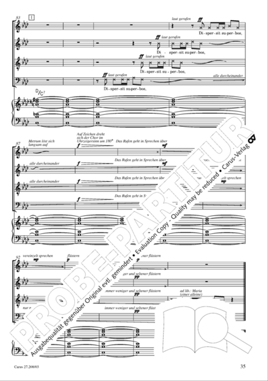 Magnificat 4-Part scores gallery preview page 36