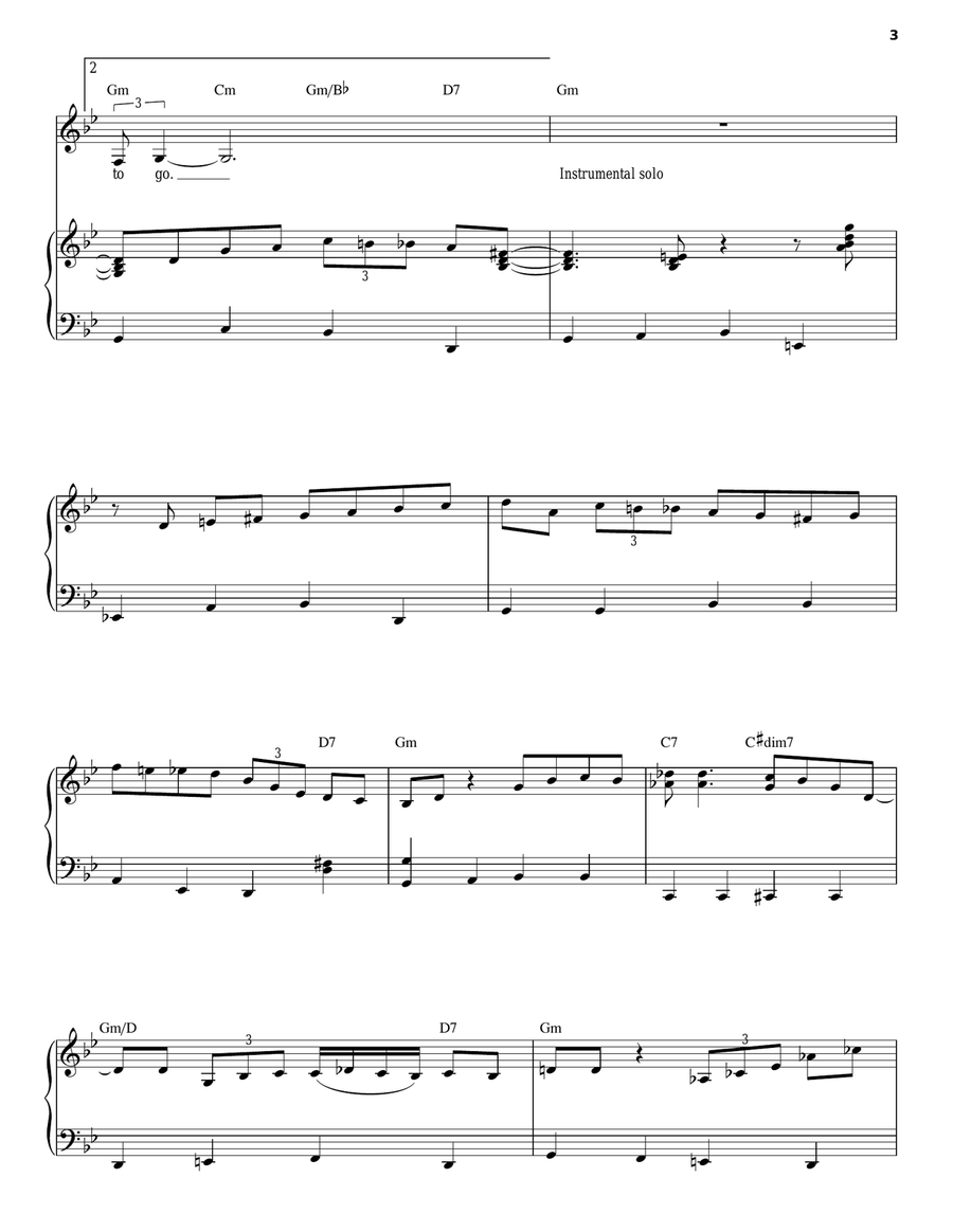 Work Song Work Song Piano, Vocal scores gallery preview page 3