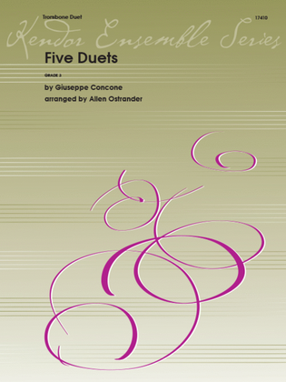 Book cover for Five Duets