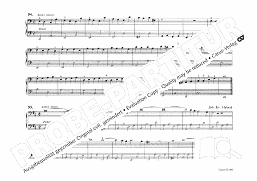 Orgelschule Orgelschule Organ scores gallery preview page 78