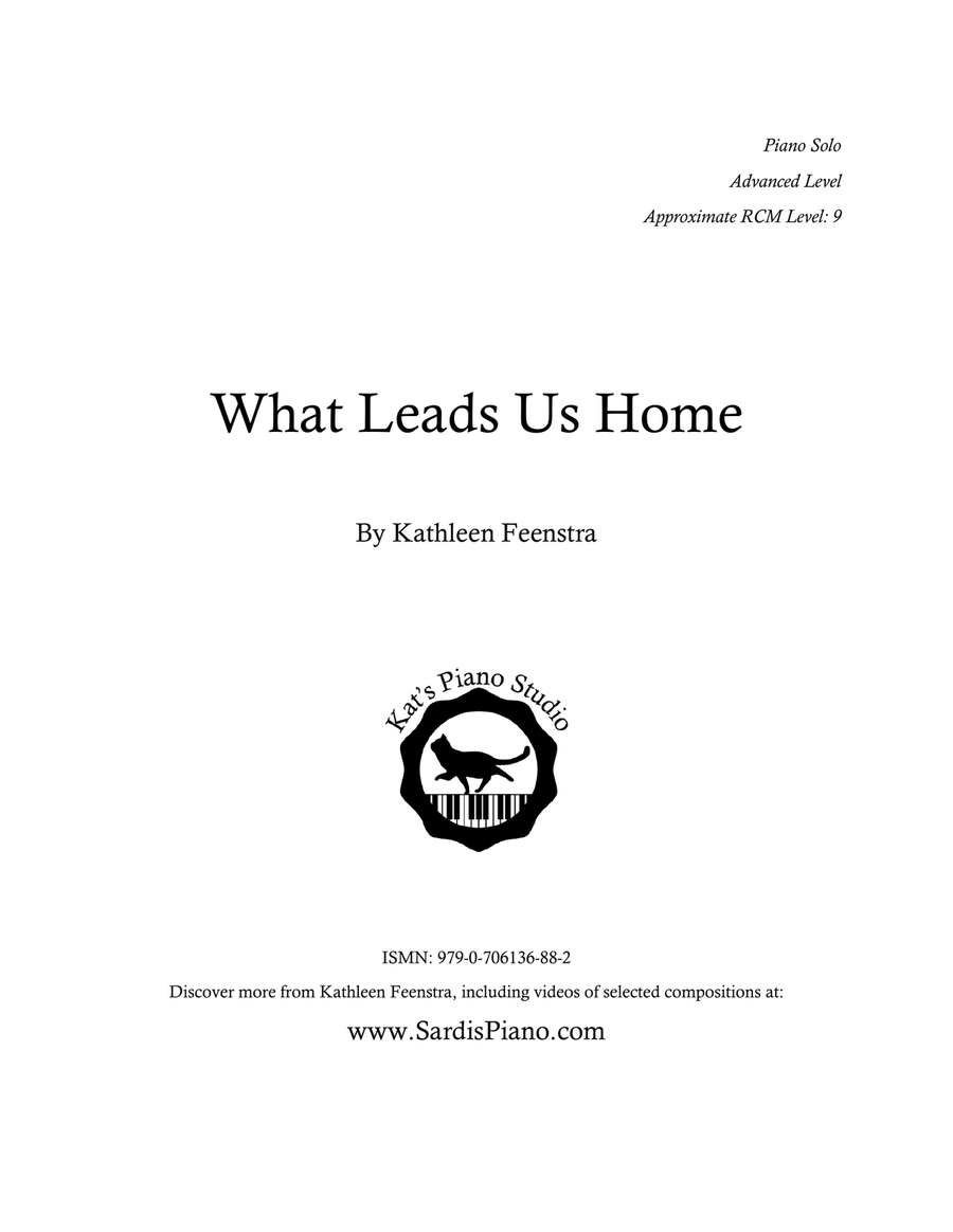 What Leads Us Home Piano Method scores gallery preview page 1