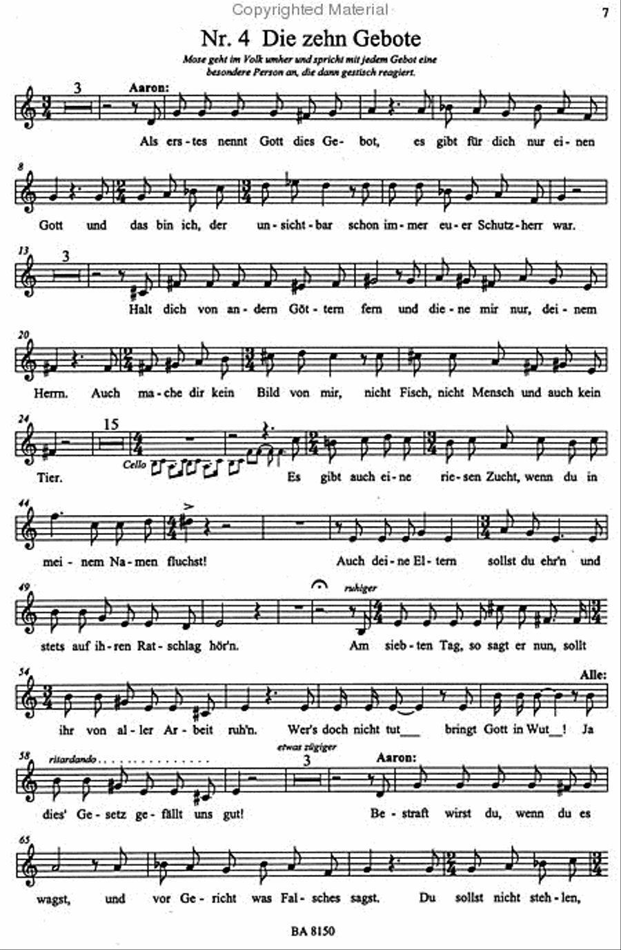 Das goldene Kalb Children's Choir scores gallery preview page 2