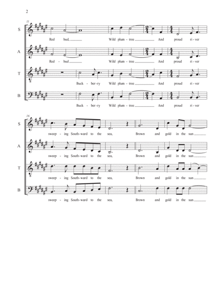 Redbirds for SATB Choir image number null
