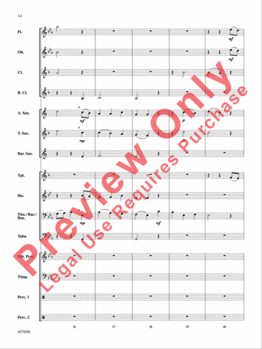 Trust Trust Concert Band scores gallery preview page 15