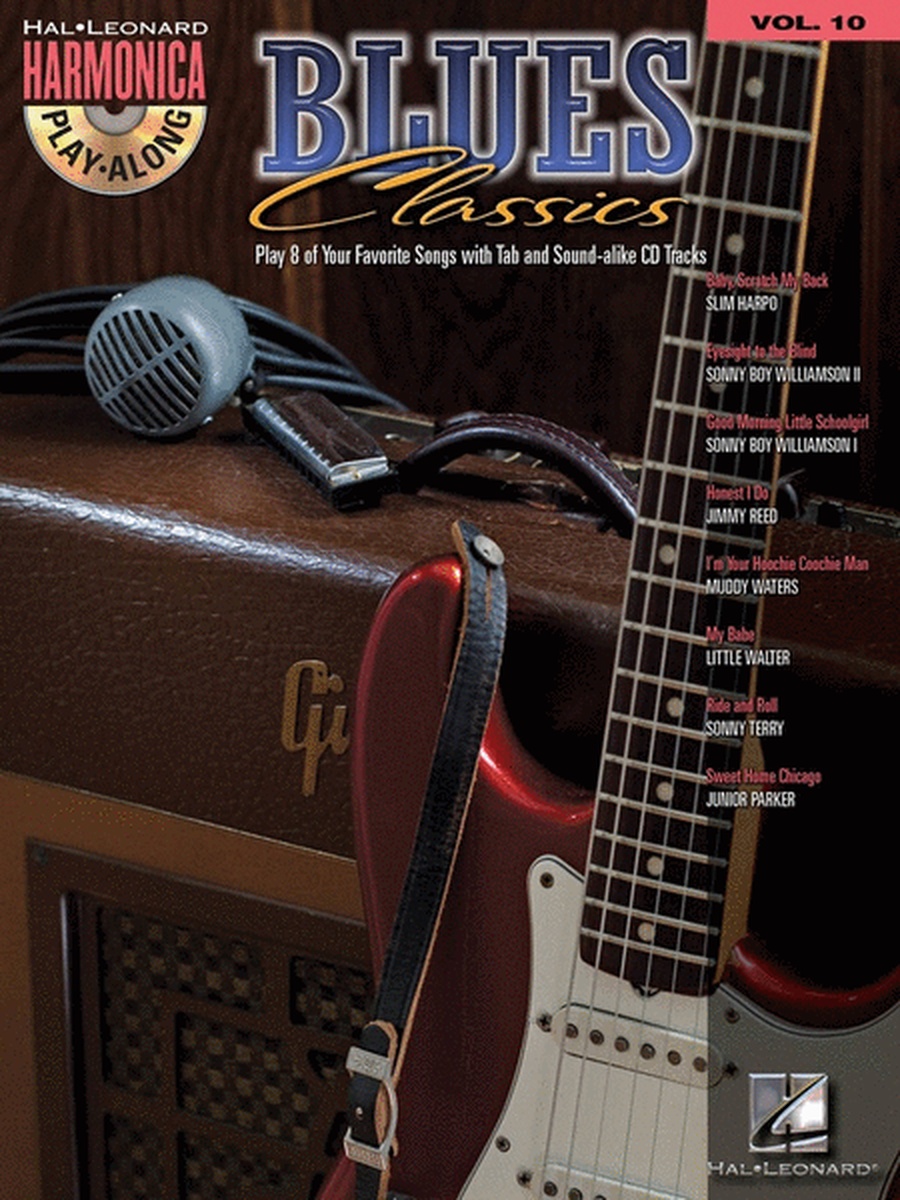 Blues Classics Harmonica Playalong V10 Book/CD