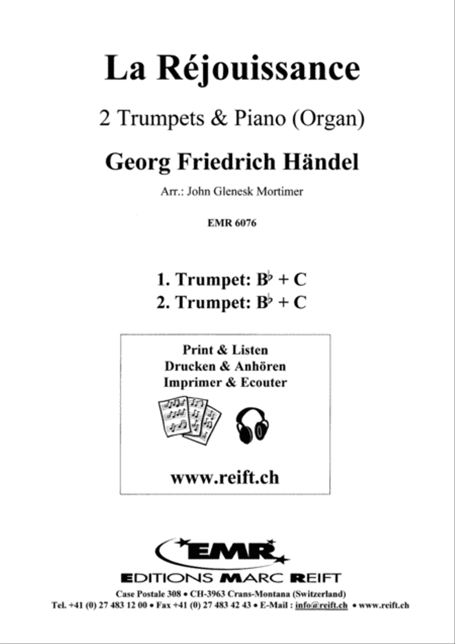 La Rejouissance Trumpet Duet scores gallery preview page 5