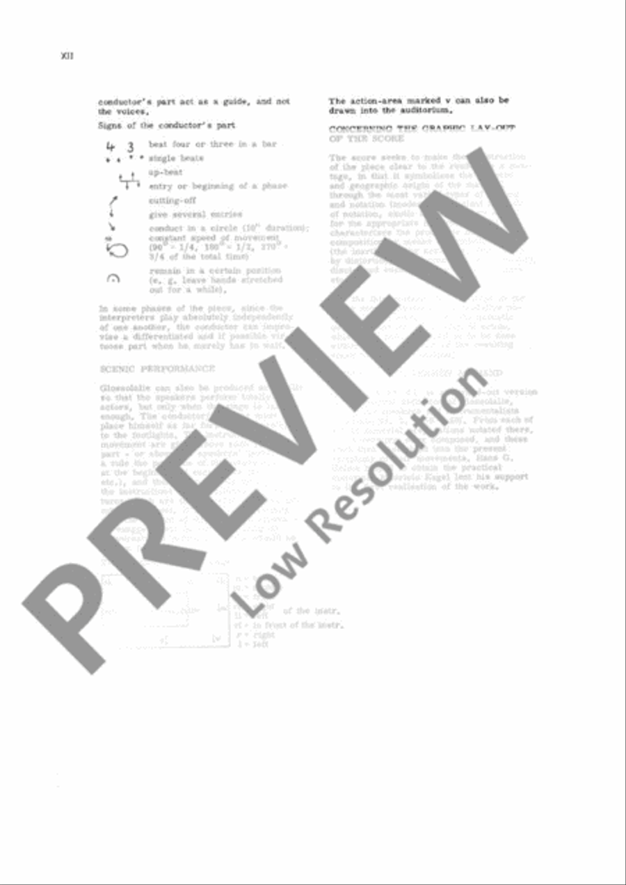 Glossolalie 61 Performance Score scores gallery preview page 13