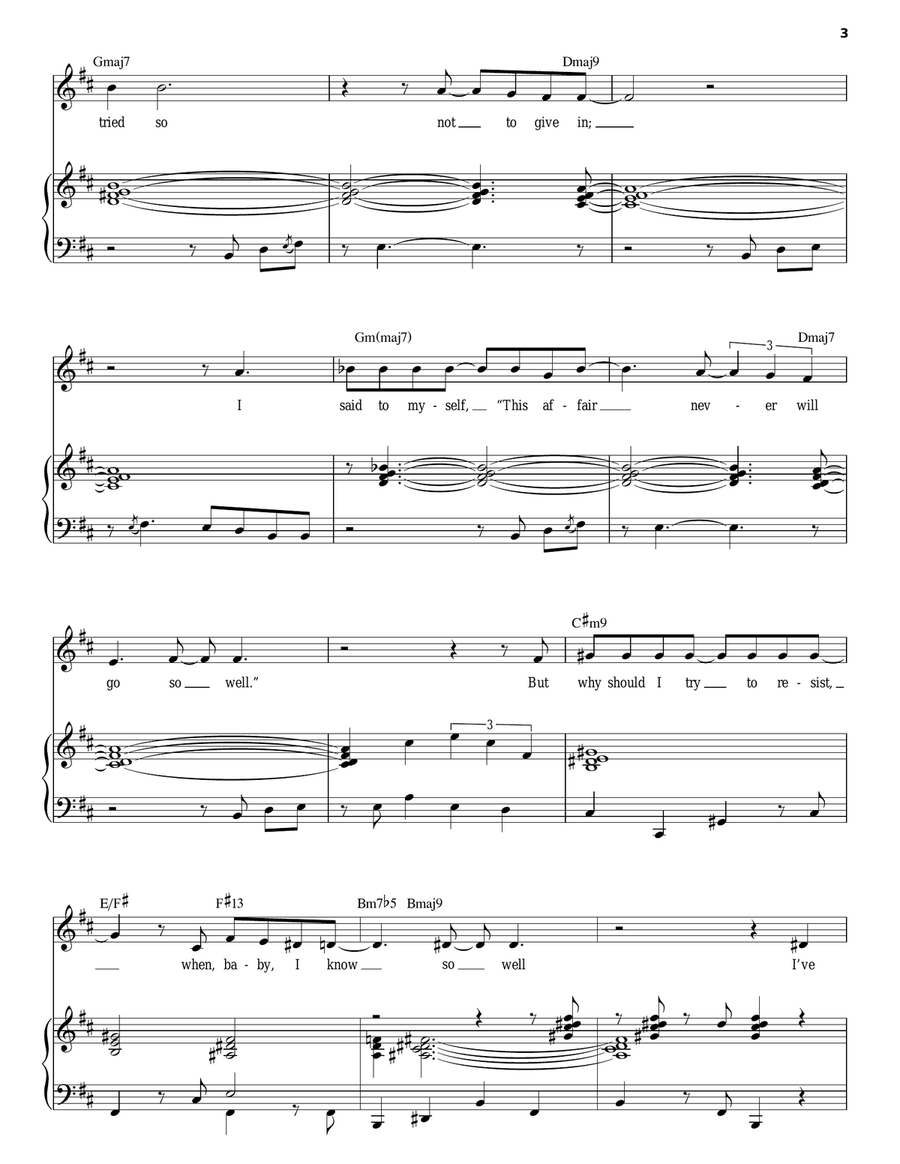 I've Got You Under My Skin Piano, Vocal scores gallery preview page 3