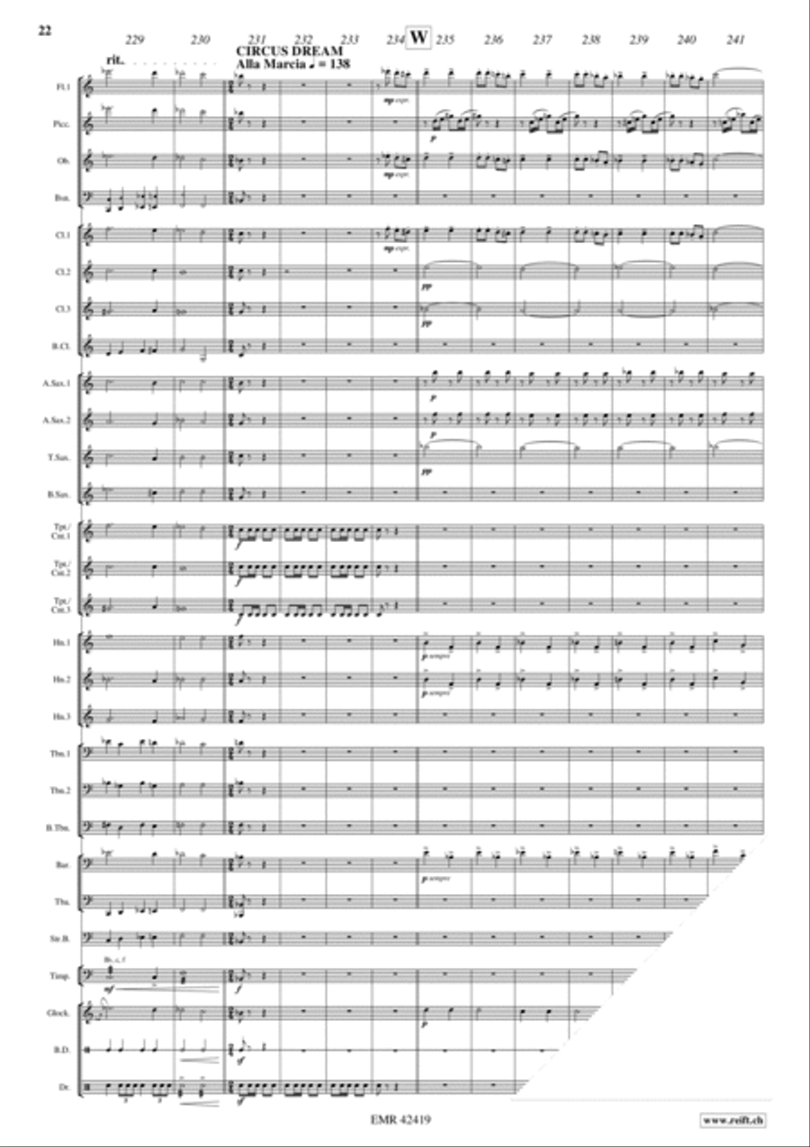 Lady In The Dark Concert Band scores gallery preview page 9