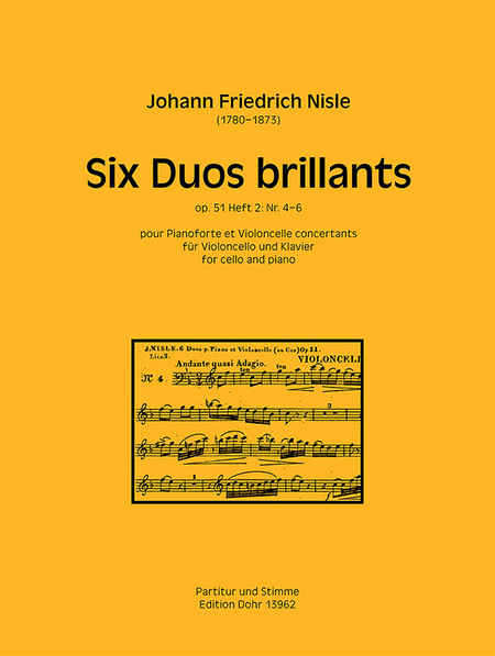 Six Duos brillants pour Pianoforte et Violoncelle concertants op. 51 (Heft 2: Nr. 4-6)