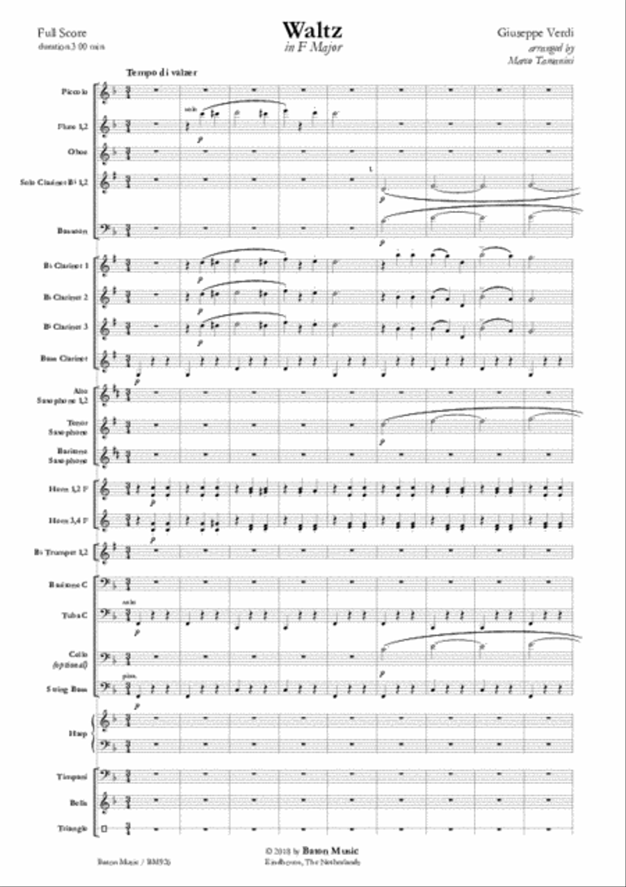 Waltz Concert Band scores gallery preview page 2