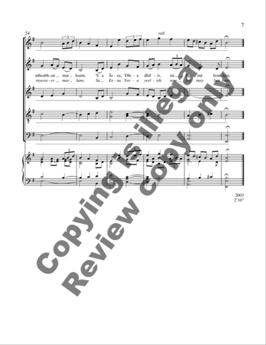 Bi Iosa im Chroise 4-Part scores gallery preview page 8