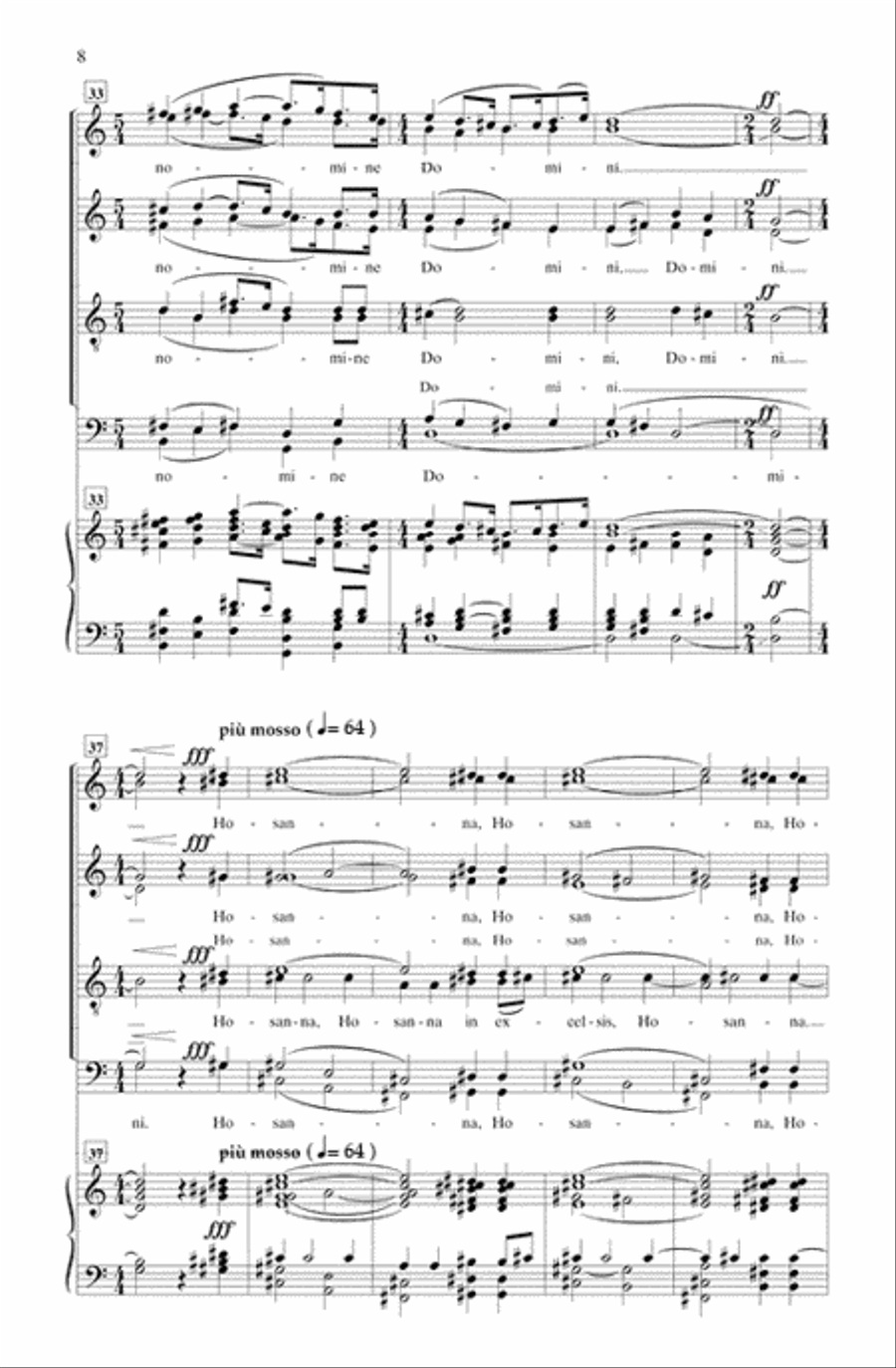 Sanctus (London) Divisi scores gallery preview page 7