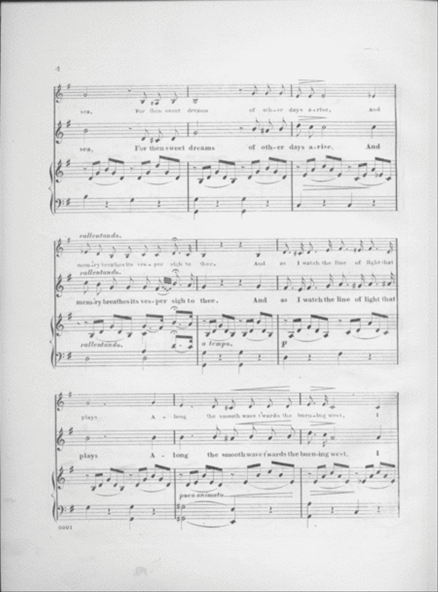 Sunset. Ballad Voice scores gallery preview page 3