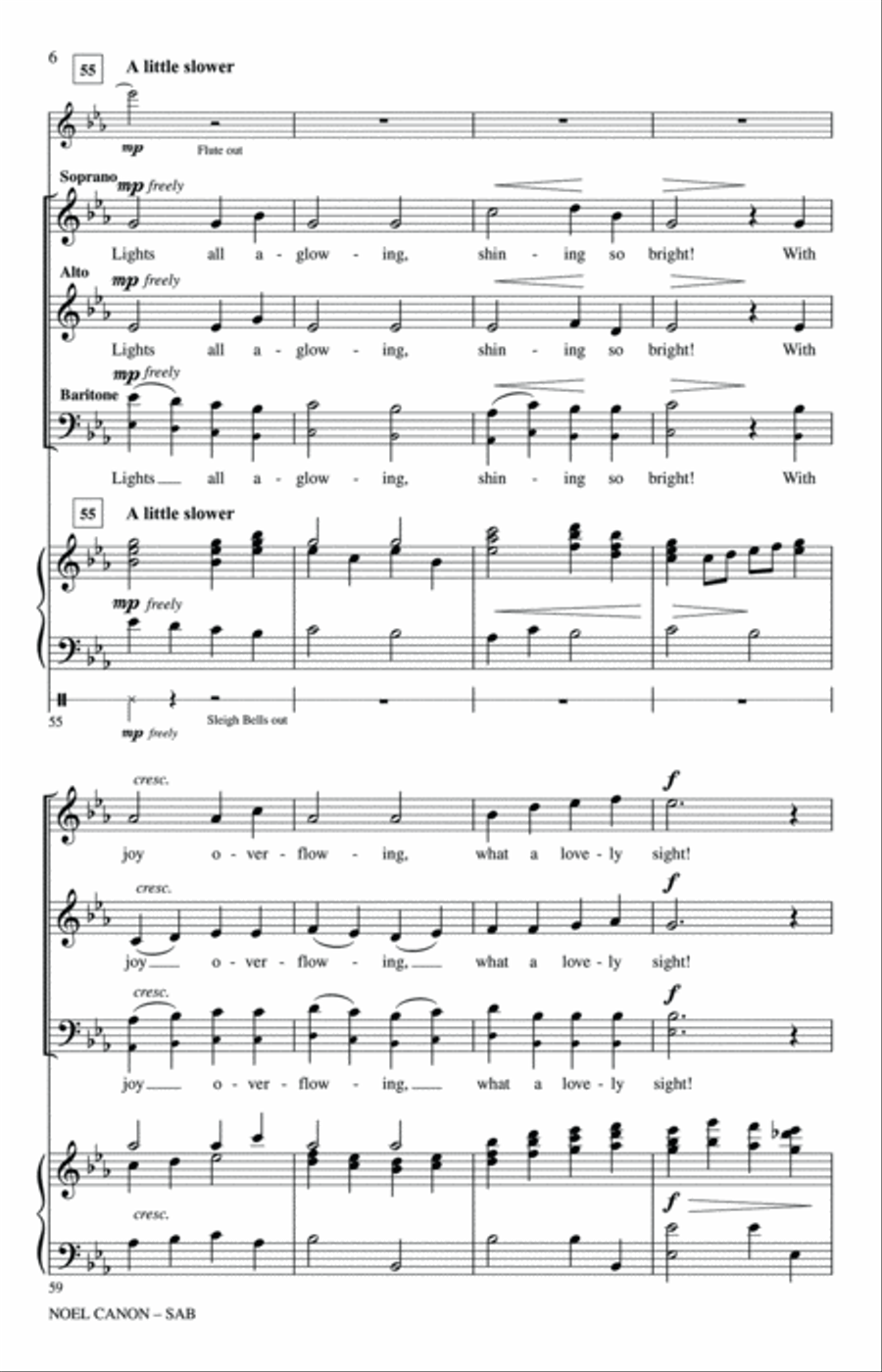Noel Canon Noel Canon 3-Part scores gallery preview page 5