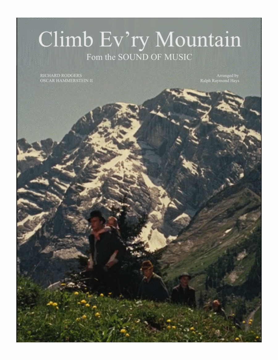 Climb Ev'ry Mountain Saxophone Quartet scores gallery preview page 1