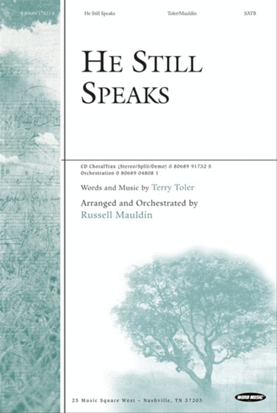 He Still Speaks - Anthem 4-Part scores gallery preview page 1