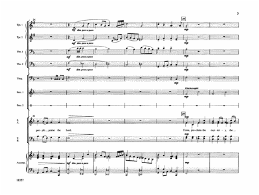 Come, Proclaim the Victory Choir scores gallery preview page 6