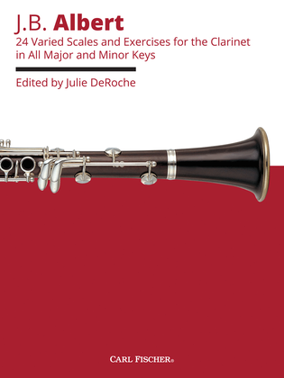 Book cover for 24 Varied Scales And Exercises For Clarinet