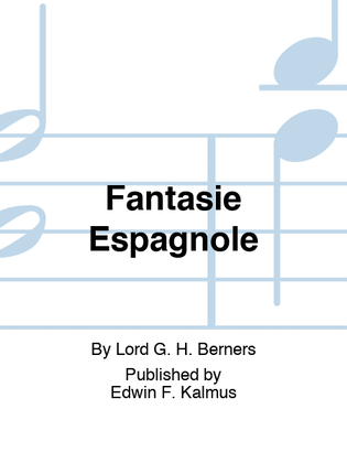 Book cover for Fantasie Espagnole
