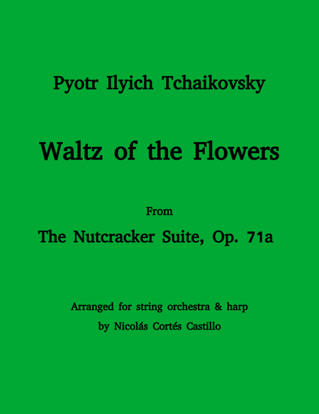 Tchaikovsky - Waltz of the Flowers (The Nutcracker) for String orchestra & Harp image number null
