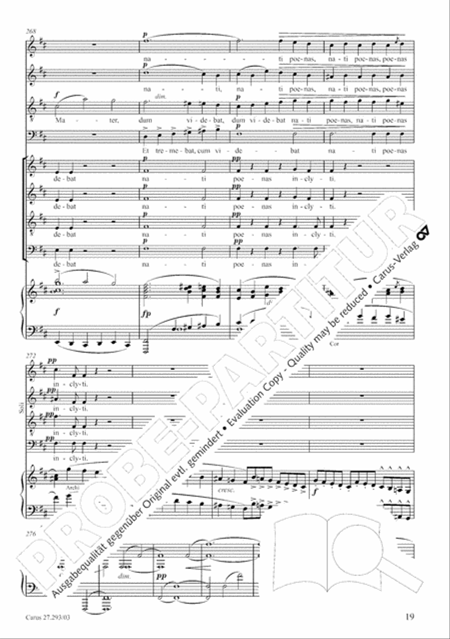 Stabat mater 4-Part scores gallery preview page 26