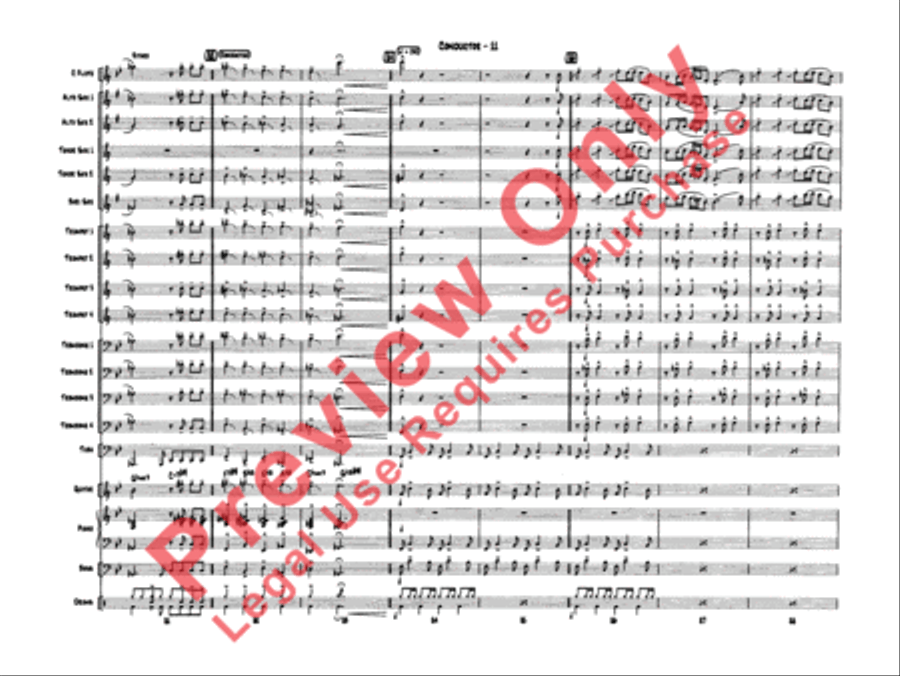 Channel One Suite Jazz Ensemble scores gallery preview page 14
