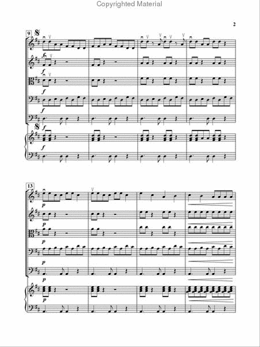 Big Ben Boogie String Orchestra scores gallery preview page 3