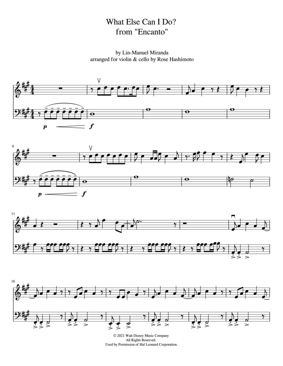 What Else Can I Do? String Duet scores gallery preview page 1