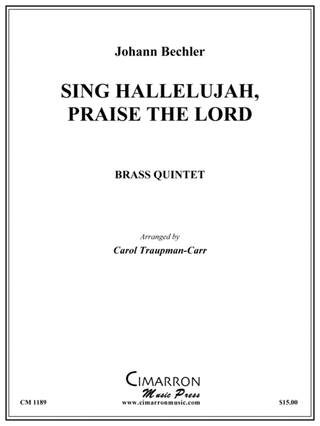 Sing Hallelujah, Praise the Lord