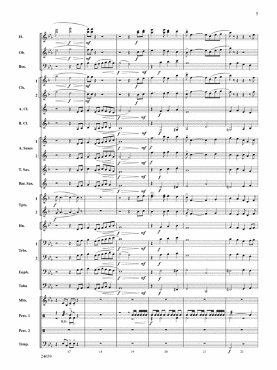 Return to Wind River: Score Concert Band scores gallery preview page 5