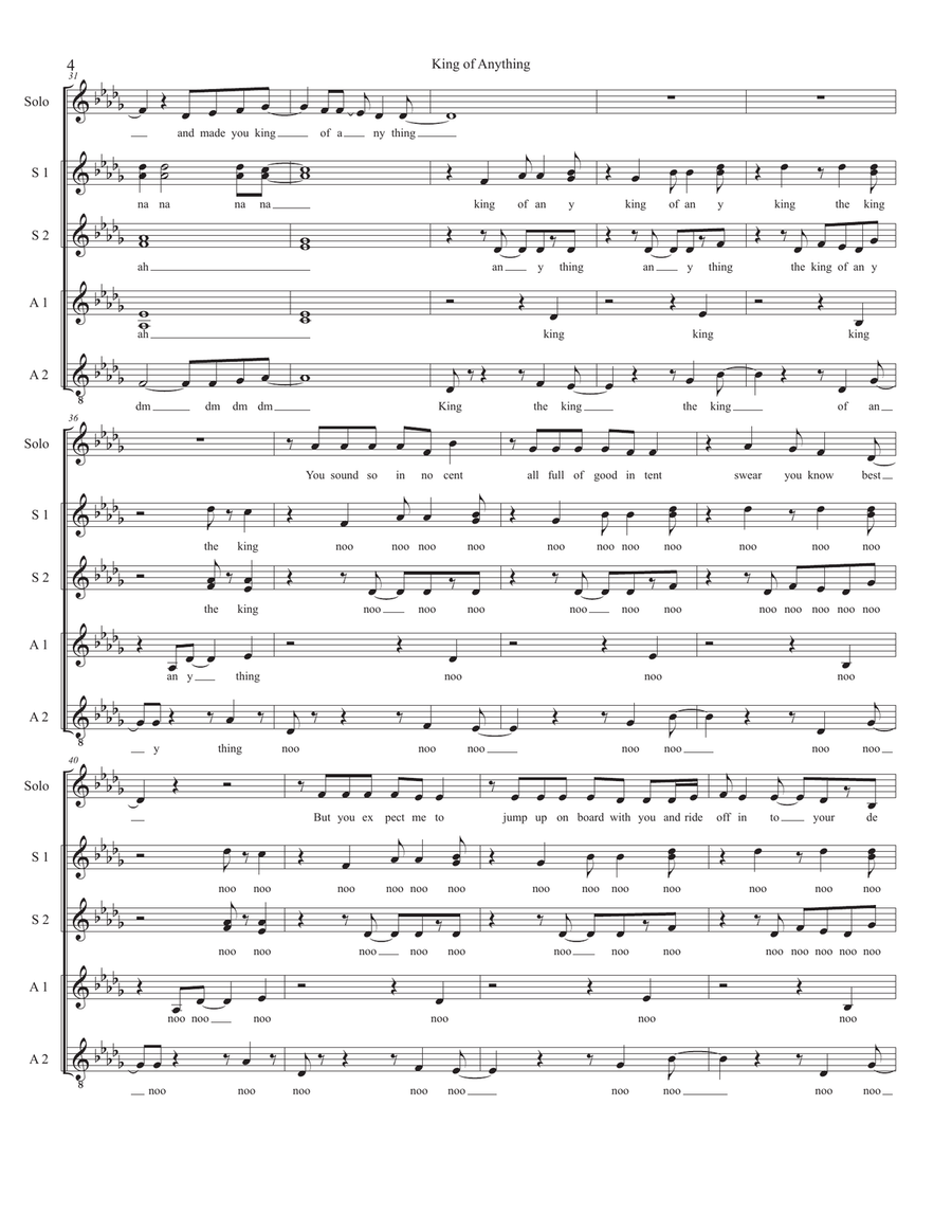 King Of Anything SA scores gallery preview page 4