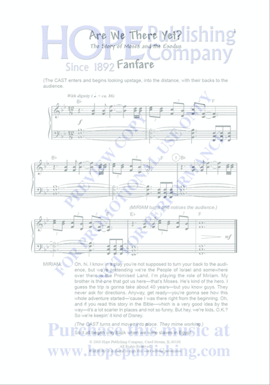 Are We There Yet Unison Choir scores gallery preview page 9