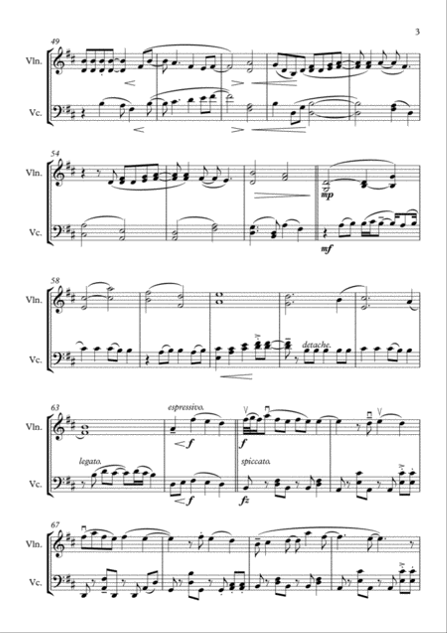Stitches String Duet scores gallery preview page 3