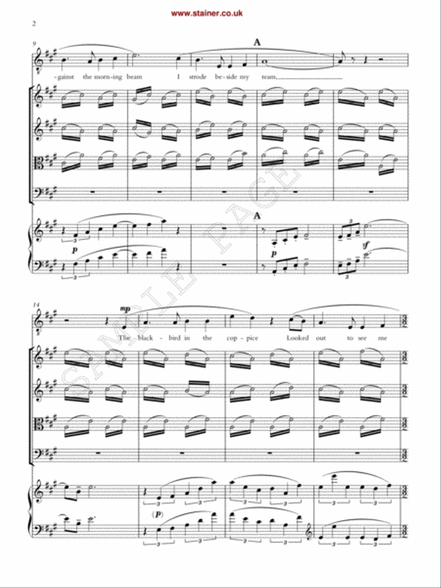 Ludlow and Teme. Score Ludlow and Teme. Score Cello scores gallery preview page 3