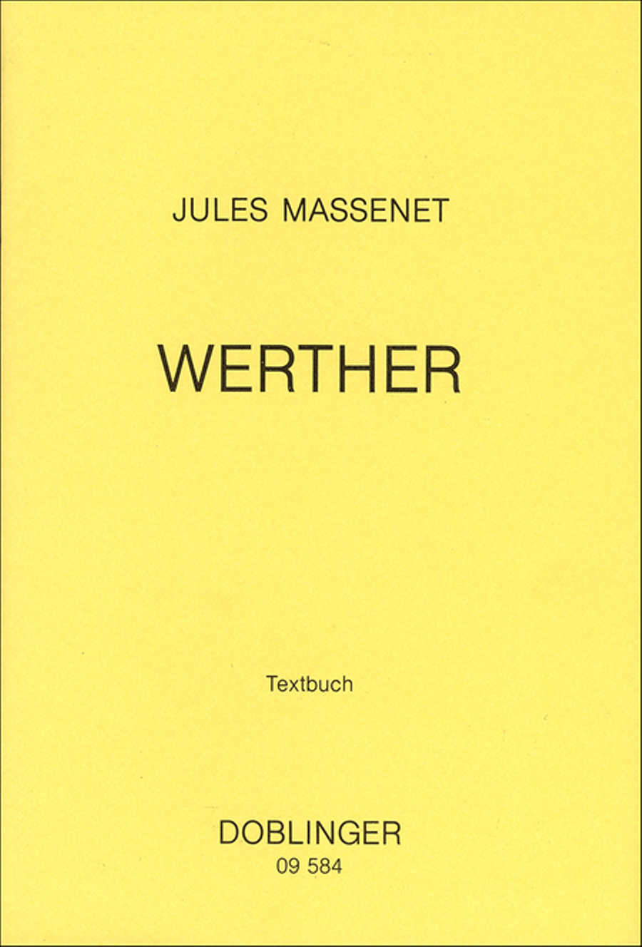 Werther Collection / Songbook scores gallery preview page 1